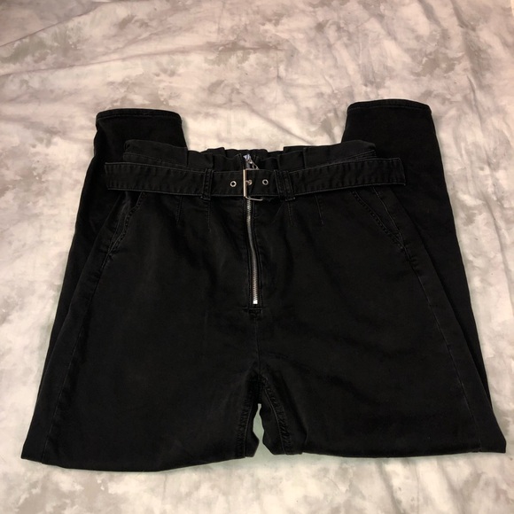 Joe’s Jeans Calypso Paperbag High Rise Tapered Ankle Jeans - Picture 3 of 7